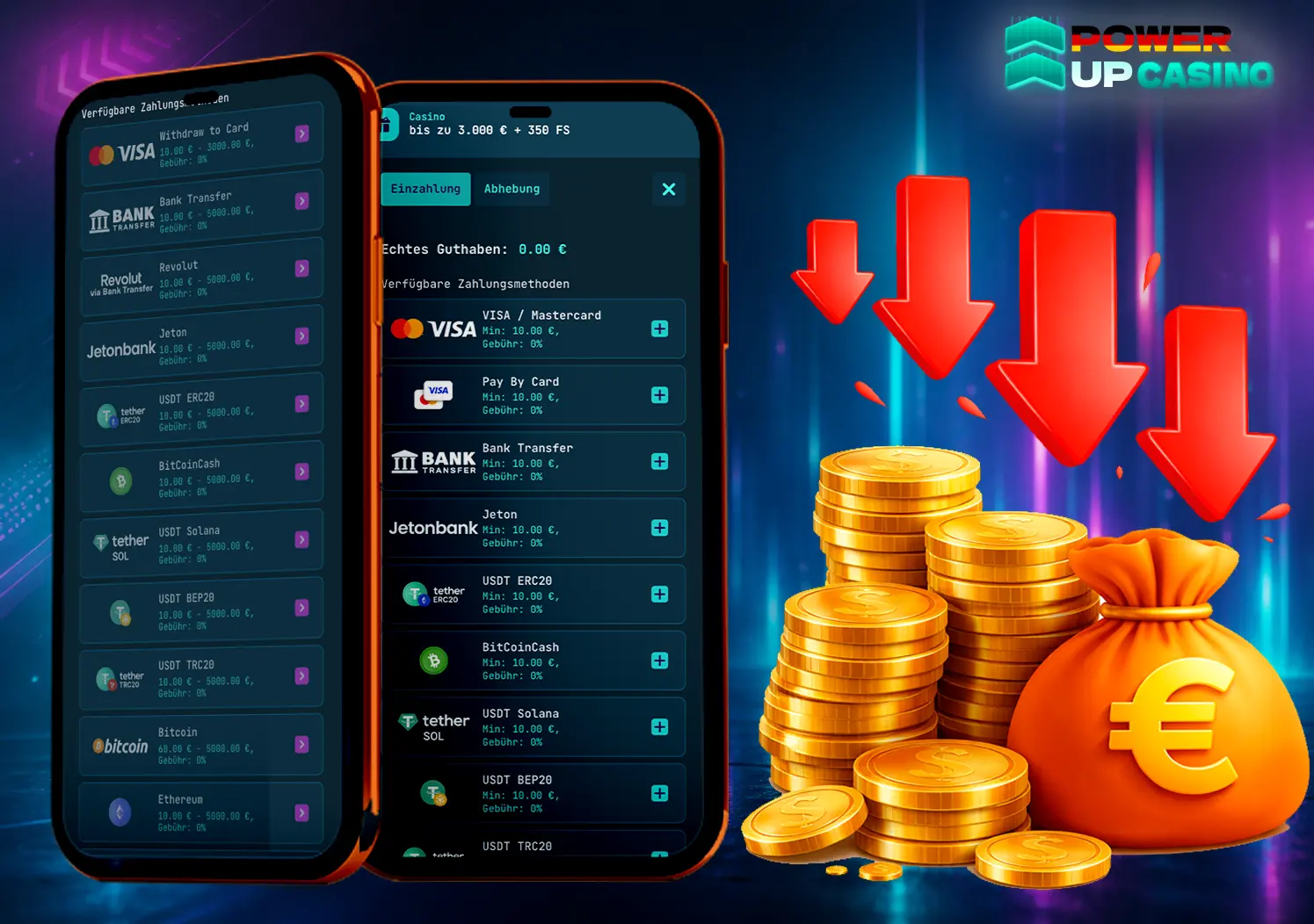Ein- und Auszahlungen im Online-Casino per Smartphone